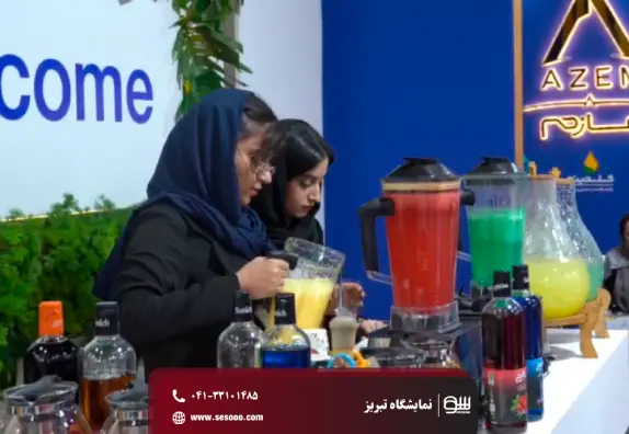 خدمات پذیرایی در نمایشگاه تبریز برای بازدیدکنندگان و غرفه‌داران